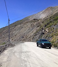 The California Department of Transportation (CALTRANS) took these photographs of a massive mudslide that covered this section of State Route 1 Saturday night. CALTRANS estimates that over a million tons of rock and dirt fell down the slope, extending over 1,500 feet of road and continuing down to the ocean floor below. Authorities do not have an estimate when the section of road will re-open.
