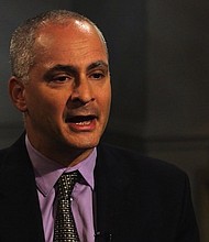 	Benjamin Wittes, a friend of James Comey said Tuesday, May 24, 2017, in an interview with CNN's Anderson Cooper that if he were President Donald Trump he would be scared of the former FBI director's pending testimony.