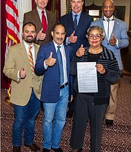  Clockwise from the top left: Chair of the House Committee on Homeland Security and Public Safety Phil King, Texas House Speaker Joe Straus, Chair of the House Committee on Corrections James White, Chairwoman of the House Committee on Local and Consent Calendars and author of SB 30 Senfronia Thompson, Chair of the House Committee on County Affairs and author of the Sandra Bland Act Garnet Coleman, and Chair of the House Committee on Criminal Jurisprudence Joe Moody. 
