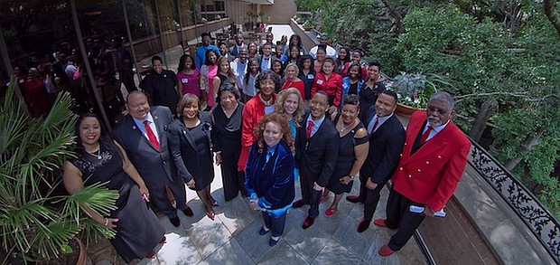 Scholarship Recipients at the 2017 RMHC-AAFA Scholarship Luncheon at The Houstonian Hotel_Photo courtesy of MOAGH 