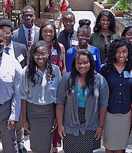 Scholarship Recipients at the 2017 RMHC-AAFA Scholarship Luncheon at The Houstonian Hotel_Photo courtesy of MOAGH