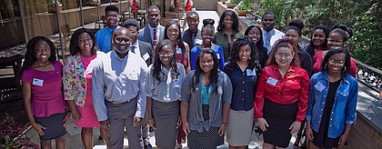 Scholarship Recipients at the 2017 RMHC-AAFA Scholarship Luncheon at The Houstonian Hotel_Photo courtesy of MOAGH