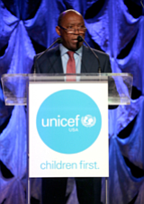 Mayor Sylvester Turner at the fourth annual UNICEF Audrey Hepburn Society Ball
