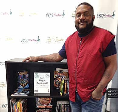 On Saturday, May 20, 2017, Ego Couture Salon and The Adjoin Fund took their lead from Barbershop Books in New York, and started Mr. Bay’s Bookshelf in the barbershop and salon at 11259 S. Halsted in Chicago