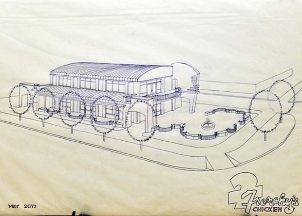 Rendering of new Frenchy's Chicken