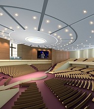 Rendering of new Wheeler Avenue Baptist Church