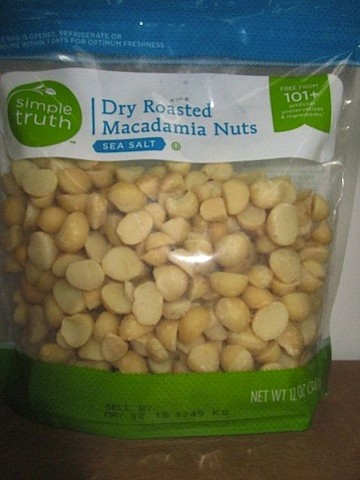 Simple Truth Dry Roasted Macadamia Nuts and Ava's Organic Cashews Roasted & Salted are the subject of unrelated recalls for …
