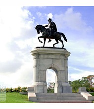 Sam Houston statue in Hermann Park