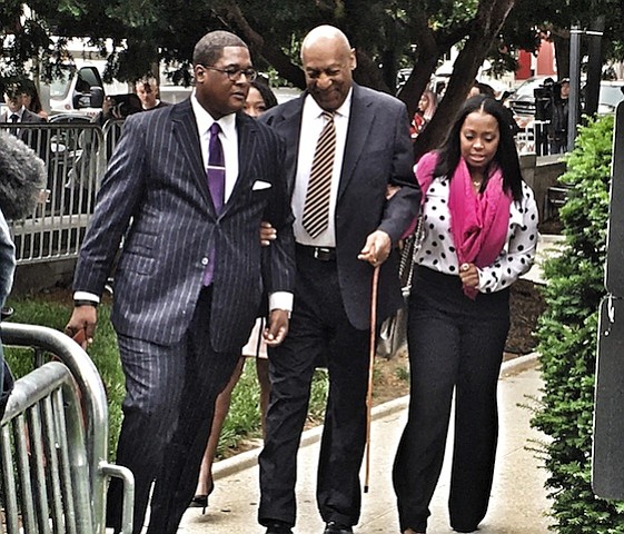 Bill Cosby arrived to the first day of his trial in Montgomery County, Pennsylvania on June 5, 2017. Cosby faces three counts of aggravated indecent assault for allegedly drugging and assaulting Andrea Constand, a Temple University employee, in 2004. He has denied the accusations since 2005, when Constand first went to the police.