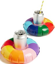 Ban.Do Please! Rainbow 2 Pk. Drink Floats, $12