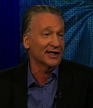 Comedian Bill Maher jused a racial slur during an interview on his show "Real Time," calling himself a "house n****r."