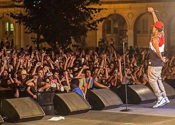 Chance The Rapper is shown performing in 2014. He among several other artists are scheduled to perform during the 2017 Essence Festival. Friday’s starting lineup at the festival will include: Diana Ross, John Legend, India Arie, PJ Morton and Kelly Price. The following night, there will be a special performance by Chaka Chan, and Jill Scott along with Monica will lead the way and set the crowd up for new artists such as Teyana Taylor and Jhene Aiko. Capping o the showcase will be influential rap artists like Chance The Rapper, BJ the Chicago Kid, Master P, Solange, Chloe x Halle, XSCAPE and more. Photo by: Jgfink