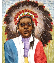 Jada Epps of Surry County wins the 2017 4th District Art Competition with her watercolor, “The Melting Pot … What ‘Other’ Means.”