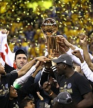 Golden State Warriors once again claim victory as NBA Champs