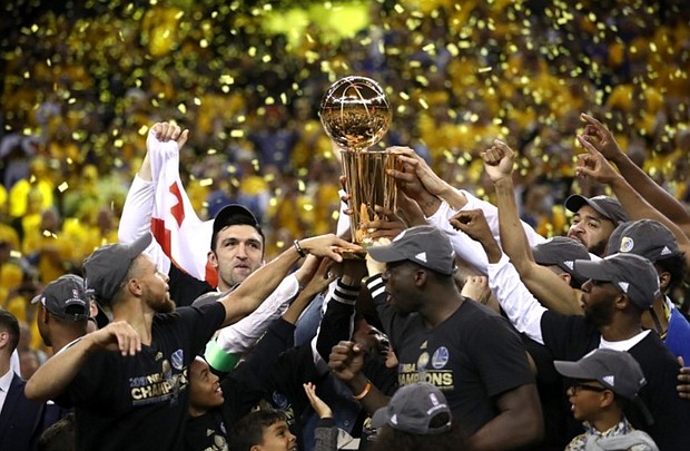 Golden State Warriors once again claim victory as NBA Champs