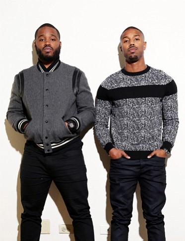 Ryan Coogler (l) and Michael B. Jordan (r) [photo via shadowandact.com]