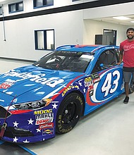 Darrell “Bubba” Wallace Jr., who drove Richard Petty Motorsports’ famed No. 43 car at the Pocono 400, is the first African-American driver on NASCAR’s premier circuit since 2006.