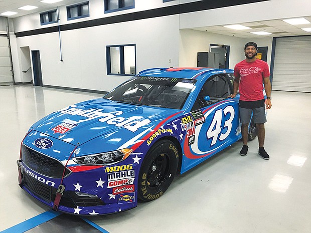 Darrell “Bubba” Wallace Jr., who drove Richard Petty Motorsports’ famed No. 43 car at the Pocono 400, is the first African-American driver on NASCAR’s premier circuit since 2006.