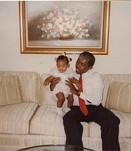 Mayor Turner with baby Ashley