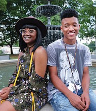 
Alicia Rasin Scholarship winners Zyara Coles of George Wythe High School, will attend Old Dominion University in the fall, while Shakeef Cooley of Armstrong High School will attend Virginia State University. Not pictured, third winner Demetrice Morgan, also of Armstrong High School.