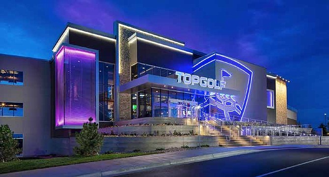 A Topgolf venue in Colorado.