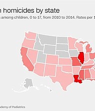 A study based on data from 2012 to 2014 suggests that, on average, 5,790 children in the United States receive medical treatment in an emergency room each year for a gun-related injury. About 21% of those injuries are unintentional, similar to the third-grader's case. From 2012 to 2014, on average, 1,297 children died annually from a gun-related injury in the US, according to the study, published in the journal Pediatrics on June 19, 2017.
