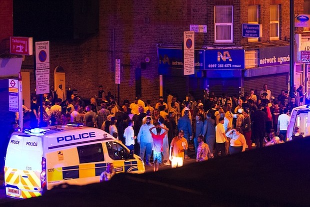 	A vehicle hit pedestrians in London and there are "a number of casualties being worked on at the scene," according to authorities.