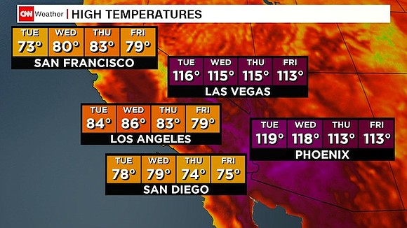 It's so hot in the West that the scorching heat is breaking records, causing massive power outages and prompting flight …