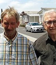 Frank Kerrigan, left, and his father, also named Frank Kerrigan