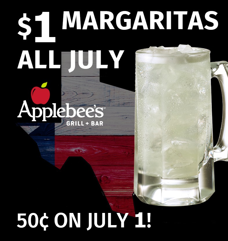 Applebee’s® in Texas Offer Margaritas for a Buck “DollaRitas” for