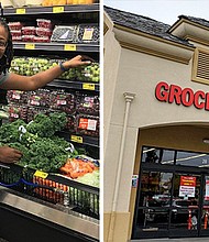 Entrepreneur Kia Patterson in her Grocery Outlet franchise