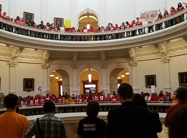 Protest against SB4 at Texas Capitol