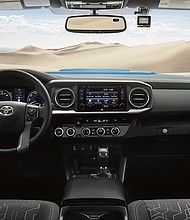 2017 Toyota Tacoma TRD Offroad 4x4 Double Cab Long Bed instrument panel