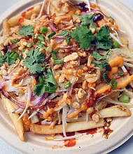 Pad Thai fries,  also were on the menu 
