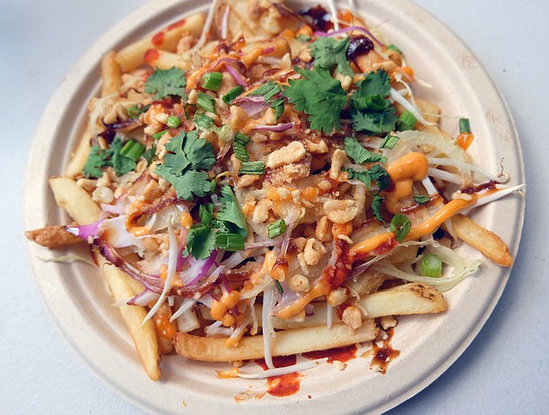 Pad Thai fries,  also were on the menu 
