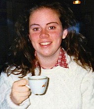 Lindsey Averill, around 16. Her supportive family helped her cope with bullying, she says.