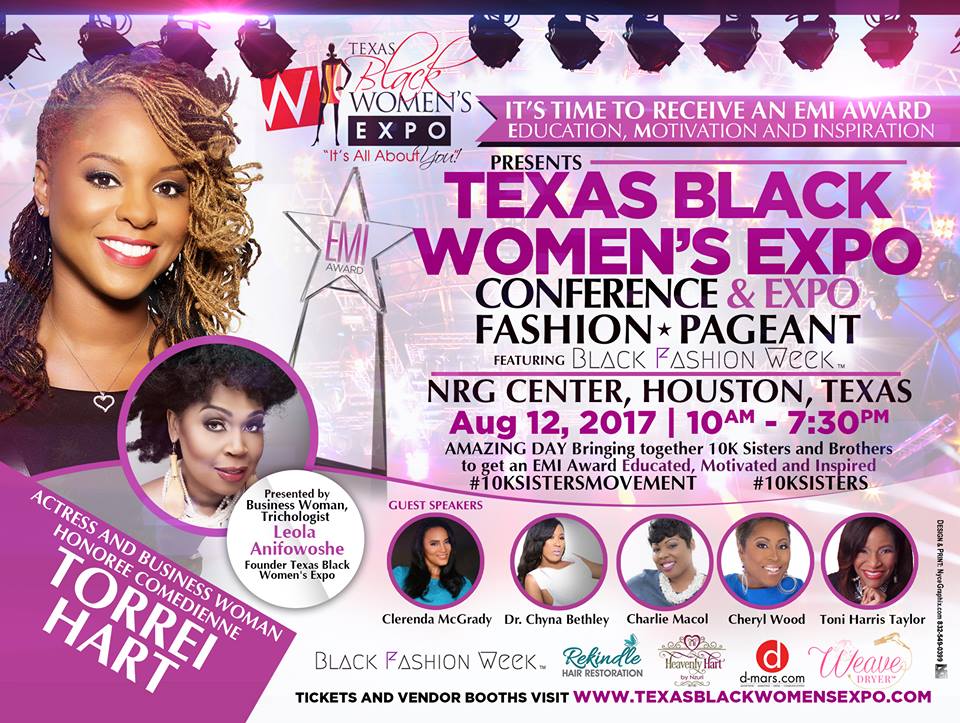 The First Texas Black Women's Expo Announces Keynote Speaker Torrei