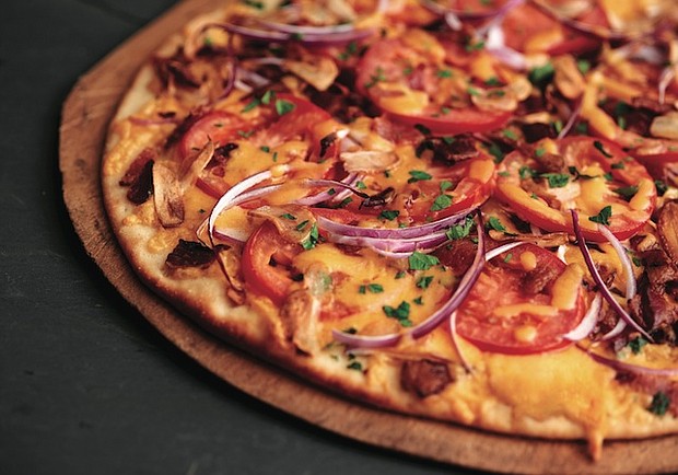 Cheesy Flatbread Pizza