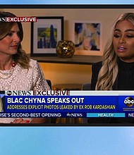 Kardashian posted personal information on Instagram last week of his former fiancÃ©e whom he accused of cheating on him and using him for his fortune. Chyna now says she is moving ahead with plans to secure a restraining order against Kardashian while on "Good Morning America" on July 10, 2017 with her attorney, Lisa Bloom.

