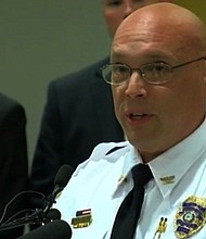 	Two gunmen opened fire at a gender reveal party at a home near Cincinnati, killing a woman and injuring eight others, police said Sunday, July 9, 2017.
