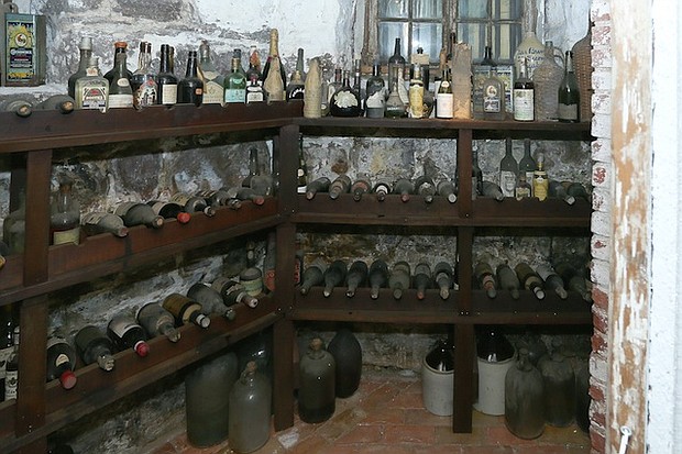 Liberty Hall's wine cellar contained Madeira wine almost as old as the United States.