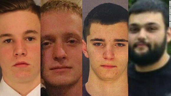 Four young men in Pennsylvania disappeared last week in a baffling series of events that have authorities suspecting foul play.