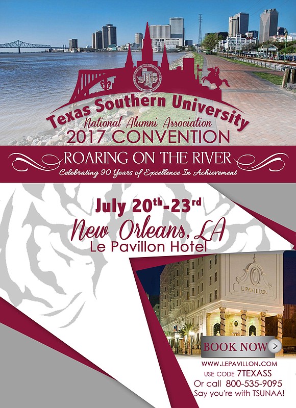 The Texas Southern University National Alumni Association (TSUNAA) will hold their 2017 National Alumni Convention from July 20-23, at the …