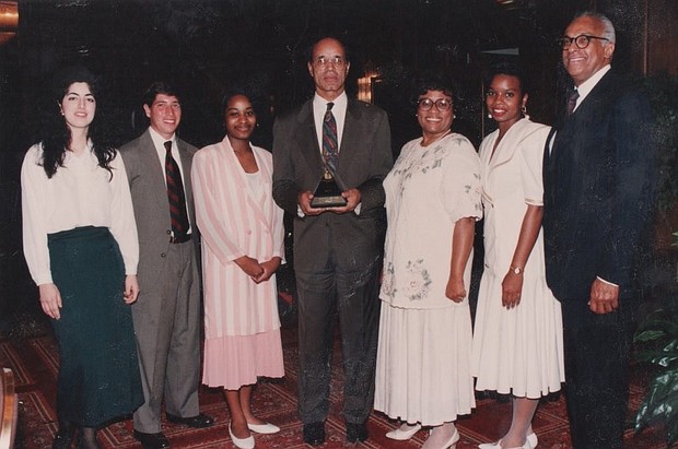 A picture from the 1993 LaSalle D. Leffall Awards Banquet at the 4th Biennial Symposium on Minorities, the Medically Underserved & Cancer.