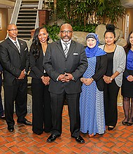 Attorney Zulu Ali (center) and his staff