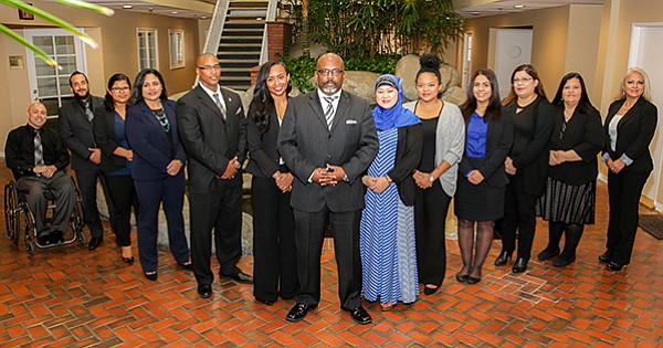 Attorney Zulu Ali (center) and his staff