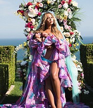 Beyonce celebrates the Carter twins, Sir Carter and Rumi, turning 1 month with first reveal photos. /Instagram.com/beyonce