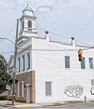 Graffiti hits church building //
Riverview Baptist Church is left to deal with graffiti that was spraypainted on the side of its vacant auxiliary building. A former disability services center, the building is set to become the home of the Carol Adams Foundation, which serves victims of domestic violence.  Church officials said the vandalism took place sometime between Saturday night, July 1, and morning services on Sunday, July 2. Location: Idlewood Avenue and Robinson Street across from Fountain Lake in Byrd Park.