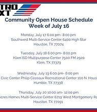 Riders share input at METRONext open house.