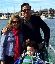 	An American father, Arthur Estopinan, spoke about his son's experimental treatment. Arturo has a form of the rare mitochondrial condition that British baby Charlie Gard has